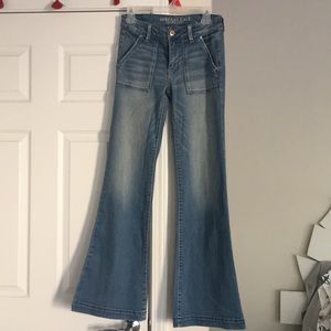 American Eagle bell bottom jeans